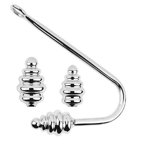 Anal Ribbed GreatBenefit Screw-in 8826 Hook Set 1109